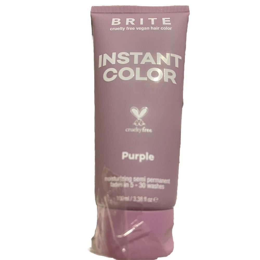 Brite Semi-Permanent‎ Vegan & Cruelty-Free Hair Dye Color,  Purple, 100ml T-53